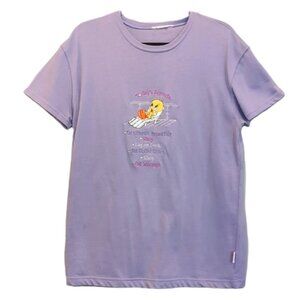3/$20 PRINCESS CRUISES Tweety Bird Tshirt Embroidered Rhinestone Vacation Travel